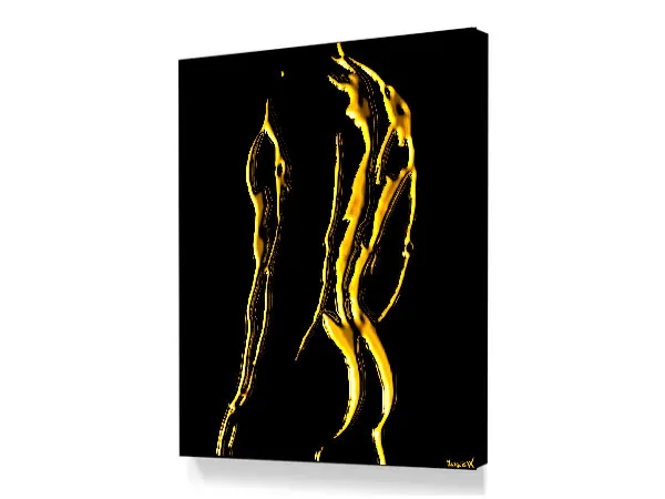 Gold Spardacus On Canvas - Image 3