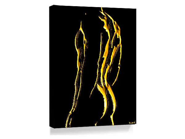 Gold Spardacus On Canvas - Image 2