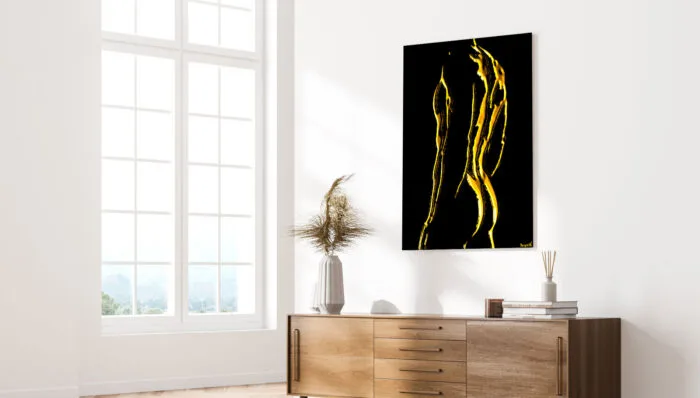 Gold Spardacus On Canvas - Image 4