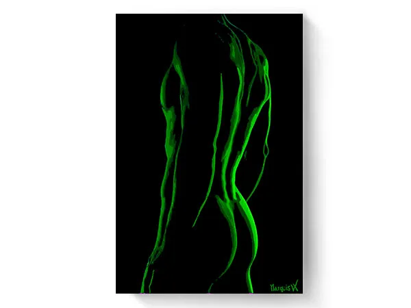 Green Spardacus On Metal