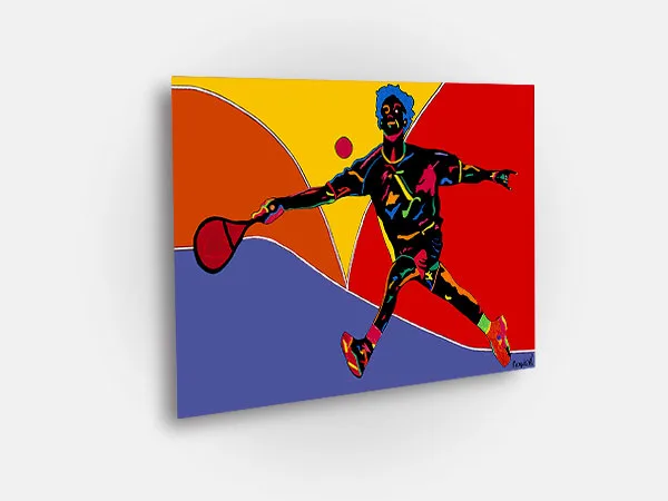 Love This Game Tennis On Metal - Image 3