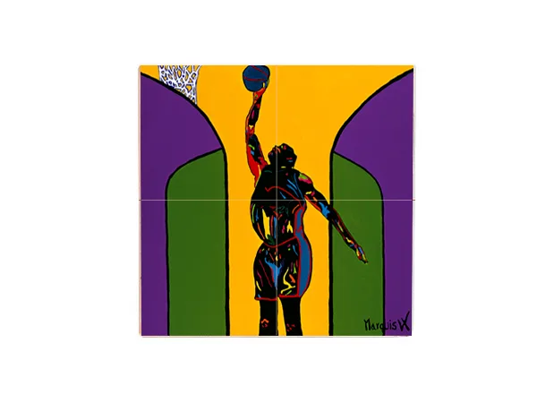 Slamdunk basketball 4-1 Coaster