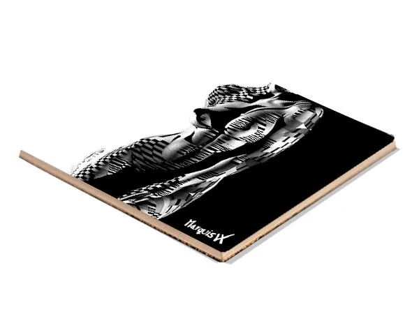 Piano BW White Black Single Coaster - Image 3
