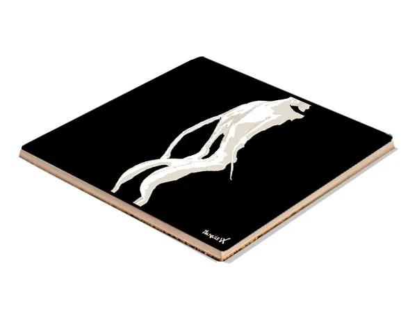 White Back Square Single Coaster - Image 2