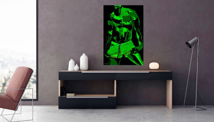 Green David Black On Metal - Image 2