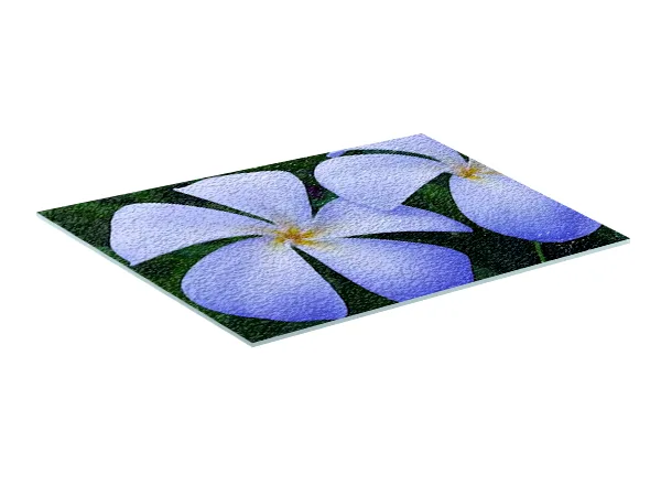 Cutting Board Blue Plumeria - Image 3