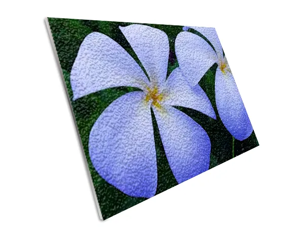 Cutting Board Blue Plumeria - Image 2