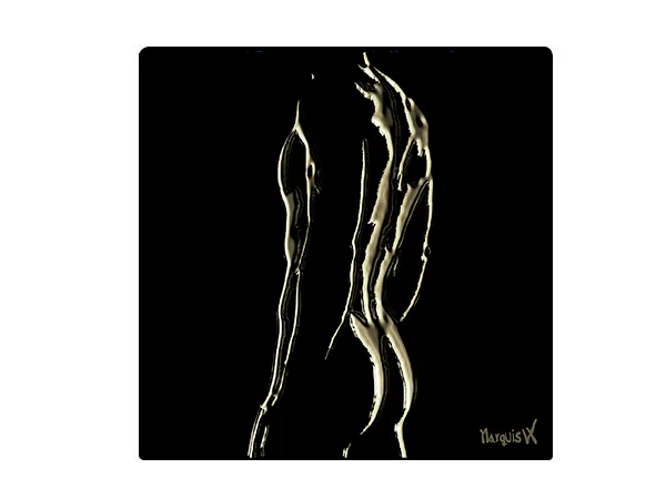 Chrome Silver Spardacus Left Single Coaster