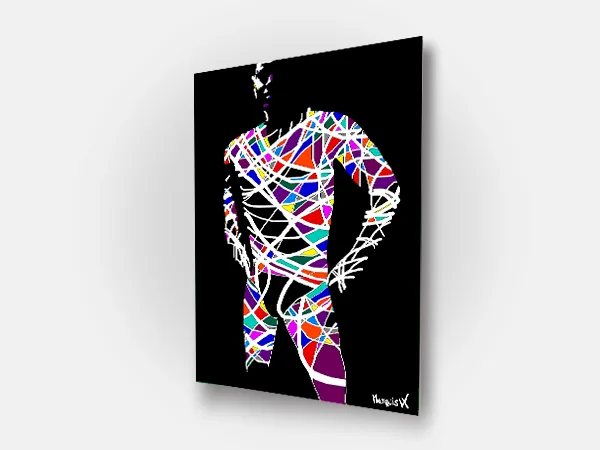 Retro Man On Metal - Image 4