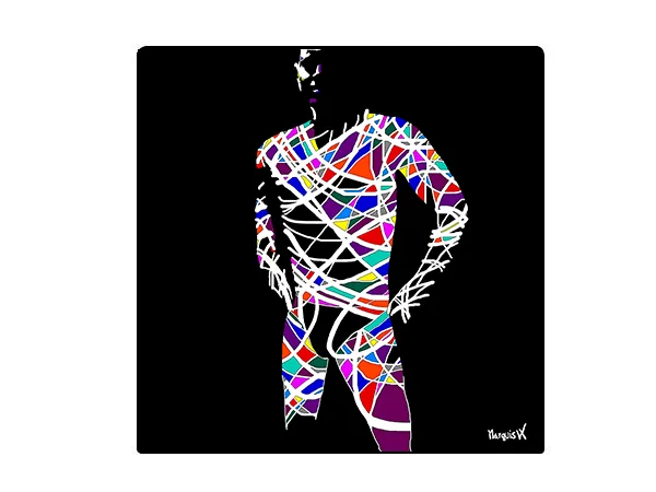 Retro Man Single Coaster